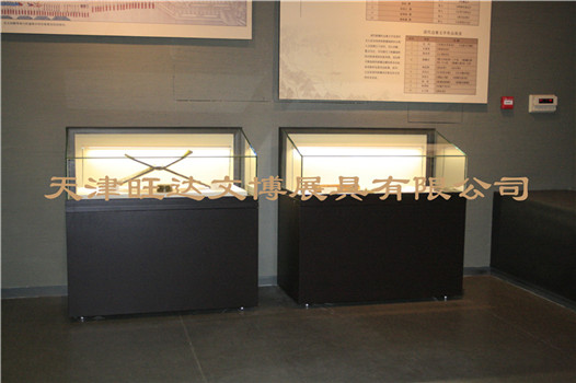 四面玻璃桌面柜-博物馆展柜